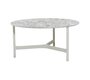 Cane-Line Twist Couchtisch, large (5012)-White, aluminium-Multi color, ceramic