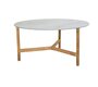 Cane-Line Twist Couchtisch, large (5012)-Teak-Fossil grey, ceramic