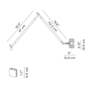 Luceplan Otto Watt Wandleuchte LED