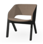 Ton Lounge-Sessel Merano-B123 black grain-Luciana 750