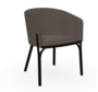 Ton Armlehnstuhl Split - B123 Black Grain - Lerma 847