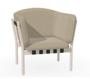 Ton Lounge Sessel Dowel - B276 White Powder - Fargo 927 - Grain Negro 90 - Black