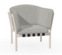 Ton Lounge Sessel Dowel - B276 White Powder - Jim 828 - Grain Gris 01 - Black
