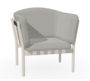 Ton Lounge Sessel Dowel - B276 White Powder - Jim 828 - Grain Negro 90 - Grey