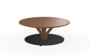 Ton Tisch Bloom Central 277-B114 nougat-Furniertes Sperrholz-Ø 80