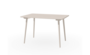 Ton Tisch Ironica - White Powder (B276) - 80 × 80 cm