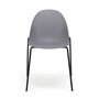 Muubs Dining chair Cocoon -  Anthracite/Black