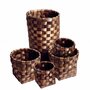 Muubs  Basket Round Repeat S/5 - Brown