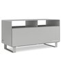 Müller R 108 - Sideboard - Kufen - 9006 weissaluminium
