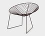 Arper Leaf Loungesessel - kein Kissen - matt mokka
