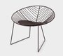 Arper Leaf Loungesessel - Polyurethan - matt mokka