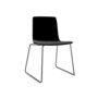 Arper Aava Kufengestell Kuststoffschale Stuhl-Schwarz
