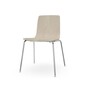 Arper Aava Metallgestell Stuhl-Birke weiss