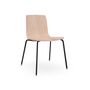 Arper Aava Metallgestell Stuhl-Buche natur