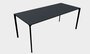 Arper Nuur 180 x 79 cm Gestell schwarz - dunkelgrau