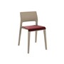 Arper Juno 3604 Sand mit Sitzpolster Stuhl-Rot