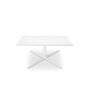 Arper Fred H 36,4 Quadratisch Couchlltisch - Weiss Lackiert