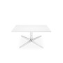 Arper Fred H 36,4 Quadratisch Couchlltisch - Aluminium Glänzend