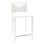 Arper Norma 1714 CT Leder Hocker 64 cm Höhe-Weiss