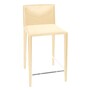 Arper Norma 1713 CT Leder Hocker 76 cm Höhe - Panna