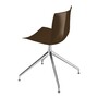 Arper Catifa 46 0368 Drehfussgestell Stuhl - Dunkelbraun PO104