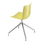 Arper Catifa 46 0368 Drehfussgestell Stuhl - Gelb PO115