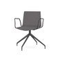 Arper Catifa 46 0368 Drehfussgestell Stuhl-Anthrazit PO112