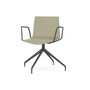 Arper Catifa 46 0368 Drehfussgestell Stuhl-Elfenbein PO113