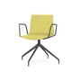 Arper Catifa 46 0368 Drehfussgestell Stuhl-Gelb PO115