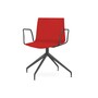 Arper Catifa 46 0368 Drehfussgestell Stuhl-Rot PO105