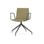 Arper Catifa 46 0368 Drehfussgestell Stuhl-Taubengrau PO114