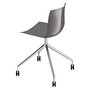 Arper Catifa 46 0369 Drehgestell mit Rollen Stuhl - Anthrazit PO112