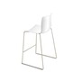 Arper Catifa 46 0471 Einfarbig Barhocker 76 cm - Weiß PO101 / Gestell Elfenbein Lackiert
