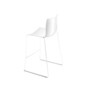 Arper Catifa 46 0471 Einfarbig Barhocker 76 cm - Weiß PO101 / Gestell Weiss Lackiert