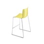 Arper Catifa 46 0471 Einfarbig Barhocker 76 cm - Gelb PO115