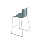 Arper Catifa 46 0471 Einfarbig Barhocker 76 cm - Petrol PO117