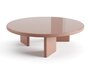 Arper Roopa 7300 - Runder Beistelltisch - V78 Pink Jaipur