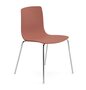 Arper Aava 02 - 7600 - Stuhl - Chrom - PG00012 - Terrakotta