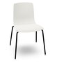 Arper Aava 02 - 7600 - Stuhl - V25 Schwarz matt  - PG00011 - Weiss