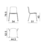 Arper Aava 02 - 7600 - Stuhl