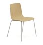 Arper Aava 02 - 7623 - Stuhl - V 68 Weiß matt - L0022 Eiche Natur