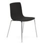 Arper Aava 02 - 7623 - Stuhl - Chrom - L0006 Schwarz