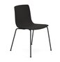 Arper Aava 02 - 7623 - Stuhl - V25 Schwarz matt  - L0006 Schwarz