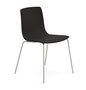 Arper Aava 02 - 7623 - Stuhl - V 68 Weiß matt - L0006 Schwarz