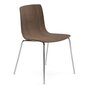 Arper Aava 02 - 7623 - Stuhl - Chrom - L0028 Nussbaum