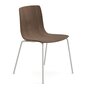 Arper Aava 02 - 7623 - Stuhl - V 68 Weiß matt - L0028 Nussbaum