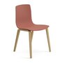 Arper Aava 02 - 7602 - Stuhl - L0022 - Eiche Natur - PG00012 Terrakotta