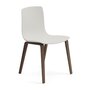 Arper Aava 02 - 7602 - Stuhl - L0028 - Nussbaum - PG00011 Weiss