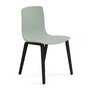 Arper Aava 02 - 7602 - Stuhl - L0006 - Schwarz - PG00013 Hellgrau