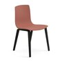 Arper Aava 02 - 7602 - Stuhl - L0006 - Schwarz - PG00012 Terrakotta